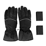 Liadance Beheizte Handschuhe Elektrische Touchscreen Heizung Thermisches Handwärmer für Winter Outdoor 1Pair (Keine Batterie)