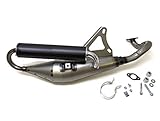 Auspuff Sportauspuff (E-Geprüft) für YAMAHA Aerox, Neos, Jog R RR - MBK Nitro, Mach G, Ovetto - APRILIA SR 50, Rally