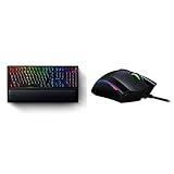 Razer BlackWidow V3 Pro (Yellow Switch) - US Layout & Mamba Elite - Kabelgebundene Gaming Maus mit Chroma RGB Beleuchtung Schw