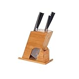 SJYDQ Einfaches Küchenmesser Lagerung Multifunktions-Universal-Holz-Messerständer,Holz Messerblock ohne M