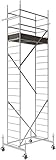 ALTEC Rollfix® 1.0 600-S | 6m AH | Rollen (Ø150mm) | Standardtraverse | Made in Germany | TÜV&GS | belastbar 200kg/m² | Alu Arbeitsgerüst | Baugerüst | Fahrgerü