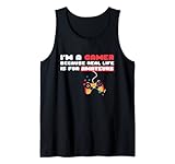 Real Life is for Amateurs, Lustiges Zocker Gamer Spruch Tank Top