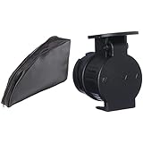 Westfalia 900001504923 Kunstledertasche & Adapter 13- auf 7-polig - Für die Verbindung von PKW BZW. Anhängerkupplung mit 13-poliger Steckdose auf Anhänger mit 7-poligem Steck