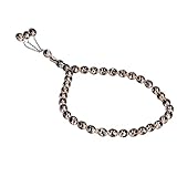 Yivibe Muslimischer Rosenkranz, auffällige helle Farbe muslimische Gebetskette Premium-Harz einzigartiges Muster für den Außenbereich für Zuhause(Schwarz)