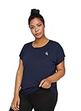 Zizzi Active by Damen Große Größen Fitness T-Shirt Kurzarm Sportshirt Gr 54-56 B
