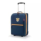 reisenthel Trolley XS Kids Kindertrolley für Jungen und Mädchen in der Farbe Tiger Navy Blau aus hochwertigem, reißfestem Polyestergewebe und höhenverstellbarem Teleskopg