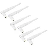 Shipenophy Praktische 2,4G/5G 4DBi Dualband-Antenne, RP-SMA-Schnittstelle, WiFi-Antenne, leicht für Comp