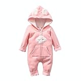 Luckyee Winter Strampler für Jungen und Mädchen,0-24 Monate Säugling Baby Mädchen Winter warm dick Strampler Jumpsuit Kapuzenmäntel O