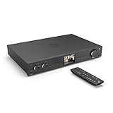 Hama HiFi-Tuner DIT2105SBTX Internet Radio, DAB/DAB+, Bluetooth (Tuner HiFi mit Internetradio, Digitalradio/FM, WLAN, Stereo Receiver Spotify/Amazon Music, Fernbedienung, USB/AUX, Wecker) schw