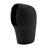 SANWOOD – 1 Stück Auto Schaltknauf-Abdeckung aus Silikon, Handbremsengriff, Innendekoration, Silikon, Schwarz , 8cm x 6
