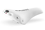 Selle Montegrappa FAHRRADSATTEL Mountainbike MTB SINGLESPEED Leder Vintage Sattel Canard SK 031 Weiss - Made in Italy