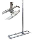 PremiumX Profi X100-48K SAT Dachsparrenhalter 100cm Mast 48mm Stahl feuerverzinkt Sparren-Halterung für Satelliten-Antenne Satellitenschüssel mit Kabeldurchführung
