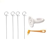 1pc 3 Saite Drehen Kartoffelsalathobel Edelstahl und Kunststoff Twisted Kartoffel Slice Cutter Sp