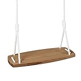 MAMOI Babyschaukel, Holzschaukel, Schaukel Baby, Indoor Garten, Kinderschaukel, Kinder Holzschaukel, Schaukel aus Holz, Schaukel, Schaukelsitz Outdoor Babysitz Holz bis 60kg! | Made in EU ECO