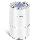 Luftreiniger i@HOME Luftreiniger mit H13 HEPA Aktivkohlefilter, bis zu 20 m², 99,97% Filterleistung, Air Purifier für Staub Pollen Tierhaare [Energieklasse A+]