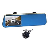 JSX 4.3' HD Auto DVR Rückspiegel Videogerät-Doppel Cam Rückfahrkamera-Fahrenrecorder HDMI-Videorek