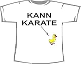 Kann Karate; T-Shirt weiß, Gr. XL