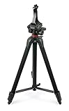 DURAGADGET Stabiles 150 cm Aluminium-Stativ (schwarz) mit 1/4 Zoll Fernglas-Adapter und Trag