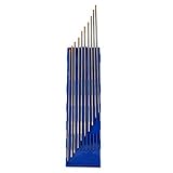 Dokili 10 Stück Wolfram Elektroede Nadel WIG Schweißen Tungsten Electrodes WL-15 Ø2,4 x 175mm 1.5% lanthanated ANSI/AWS A5.12-98 ISO 6848