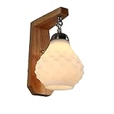 ZCCLCH Moderne minimalistische geschlossene Ananas-Wandlampe-Nachtkorridor-Wand-Scheinwerfer-Gummiholz-LED energiesparende Wandleuchte-Hotel-Restaurant-Dekorations-W