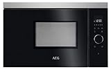 AEG MBB1756SEM 60cm Einbau-Mikrowelle / Touch-Bedienung / Display mit U