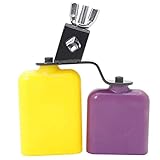 Tuimiyisou Kuhglocken, Bicolor Cowbell Für Trommel Set High Town Töne Percussion Instruments Zubehö