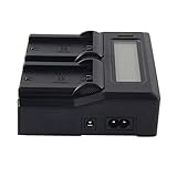 MERIGLARE LCD Dual Li Ion Akku Schnellladegerät BC QZ1 für ILCE 9 A7RIII A7r3