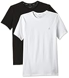 Calvin Klein Jungen T-Shirt 2PK SS Tee, Schwarz (Black/White 908), 170 (Herstellergröße: 14-16)