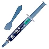 ARCTIC MX-4 (inkl Spachtel, 4 g) - Premium Performance Wärmeleitpaste für alle Prozessoren (CPU, GPU - PC, PS4, XBOX), sehr hohe Wärmeleitfähigkeit, lange Haltbarkeit, sichere Anwendung,