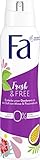 Fa Deospray Fresh & Free Minze & Passionsfrucht ohne Alkohol, ohne Aluminiumsalze, 48h Schutz, 150