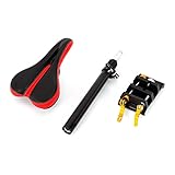 Gorgivous Elektro-Skateboard-Sattel, Verstellbarer Sitzsattel, Skatingkissen-Sitzersatz für Elektroroller Kick S