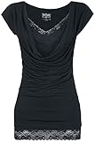 Black Premium by EMP Emma Frauen T-Shirt schwarz/schwarz S