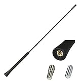 tomzz Audio 1200-014 Auto Ersatzstab Kurzstab Dach Antennenstab 41cm M5/6 kompatibel mit VW Golf 4 5 6 7 Polo Passat UP Opel Astra Corsa Audi Dacia Hyundai Toyota Yaris Renault Clio Twing