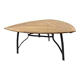 LLiving Gartentisch Esstisch Tafel Monza dreieckig 170x170x74 cm Teak