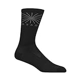 Giro Comp Raser Highrise Fahrrad Socken schwarz/grau 2022: Größe: M (40-42)