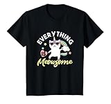 Kinder Everything Is Meowsome Cat Unicorn Kitten Kitty Kinder T-S