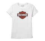 HARLEY-DAVIDSON Bar & Shield Graphic Bright White Tee Damen T-Shirt, S
