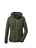 G.I.G.A. DX Damen Ventoso WMN Quilted Jckt D Casual Funktionsjacke In Daunenoptik Mit Abzippbarer Kapuze, laubgrün, 40