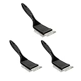 3 Stück Barbecue Bürste, Grill Bürste, Grill Reinigungsbürste, Grillcleaner Brush, Grillbürste, für BBQ, Barbecue Werkzeug, Grill, Barbecue Reinigungs Werkzeug, Grill Bürste Werkzeug