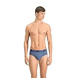 PUMA Herren Puma Basic Men's (2 Pack) Boxer Briefs, Denim, L EU