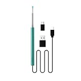 YUTRD Zcjux. K10 USB Visual Ear Pick Kabelgebundener Smart Löffel 300W Earpick-Kamera-Kit (Color : Green)