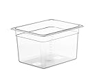 LIPAVI C10 Sous-Vide Wasserbad - 11,3 Liter, 32,3 x 26,2 x H:20,3 cm. Starkes, durchsichtiges Polycarbonat. Passende Deckel für Anova, Wancle und weitere Marken. Passt zu LIPAVI Sous-Vide-Gestell L10