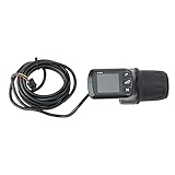 Quata 24V 36V 48V Elektrisches Fahrrad Fahrrad LCD Display mit Daumen Schalthebel Griff für E-Scooter GZ3 Panel T