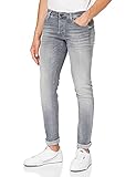 JACK & JONES Herren Jjiglenn Jjicon Jj 257 50sps Noos Slim Jeans, Grey Denim, 33W 32L EU