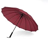 ZRJ Tragbarer Regenschirm Regenschirme for Männer Doppelt Reise-Regenschirm Und Frauen, Die for Den Außendurchdachverstärkung Im Freien Geeignet Sind Klassischer Regenschirm (Color : C)