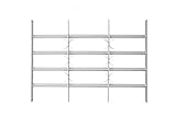 Fenstergitter Verstellbar Ausziehbar Einbruchschutz Verzinkt Fenster 600mm x 1000-1500