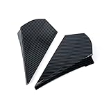 Carbon Fiber Drawing Back Trunk Heckscheibe Spoiler Seitenabdeckung Heck Dreieck ABS Trim, Fit Für Toyota CHR C HR IZOA 2016 2017 2018