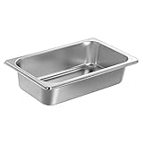 Zelsius Edelstahl GN Behälter | 65 mm tief | Gastronormbehälter für Chafing Dish | Gastro Norm Schale, Panierschalen für Gastronomie (GN 1/4-65 mm)