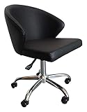 LIUBINGER Drehbarer Bürostuhl Computerstuhl Ergonomischer Stuhl 360 ° Rotary Public Schreibtischstuhl Pu. Lederkissen Arbeitsstuhl Heben Sp