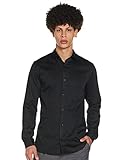 JACK & JONES PREMIUM Herren Super Slim Fit Business Hemd Jjprparma Shirt L/s Noos, Schwarz (Black), X-Larg